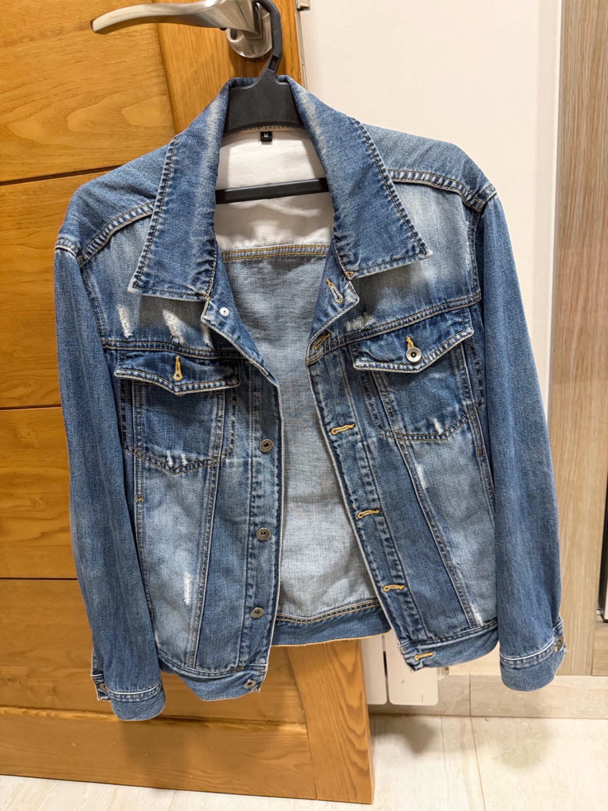 Veste en Jean Délavé