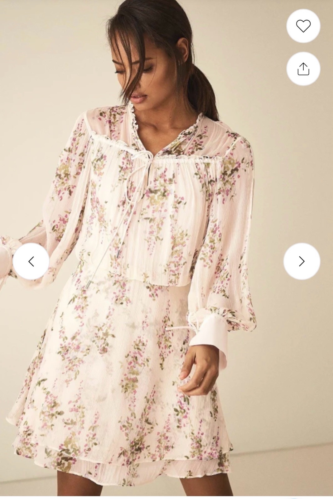 Robe effet satinée
