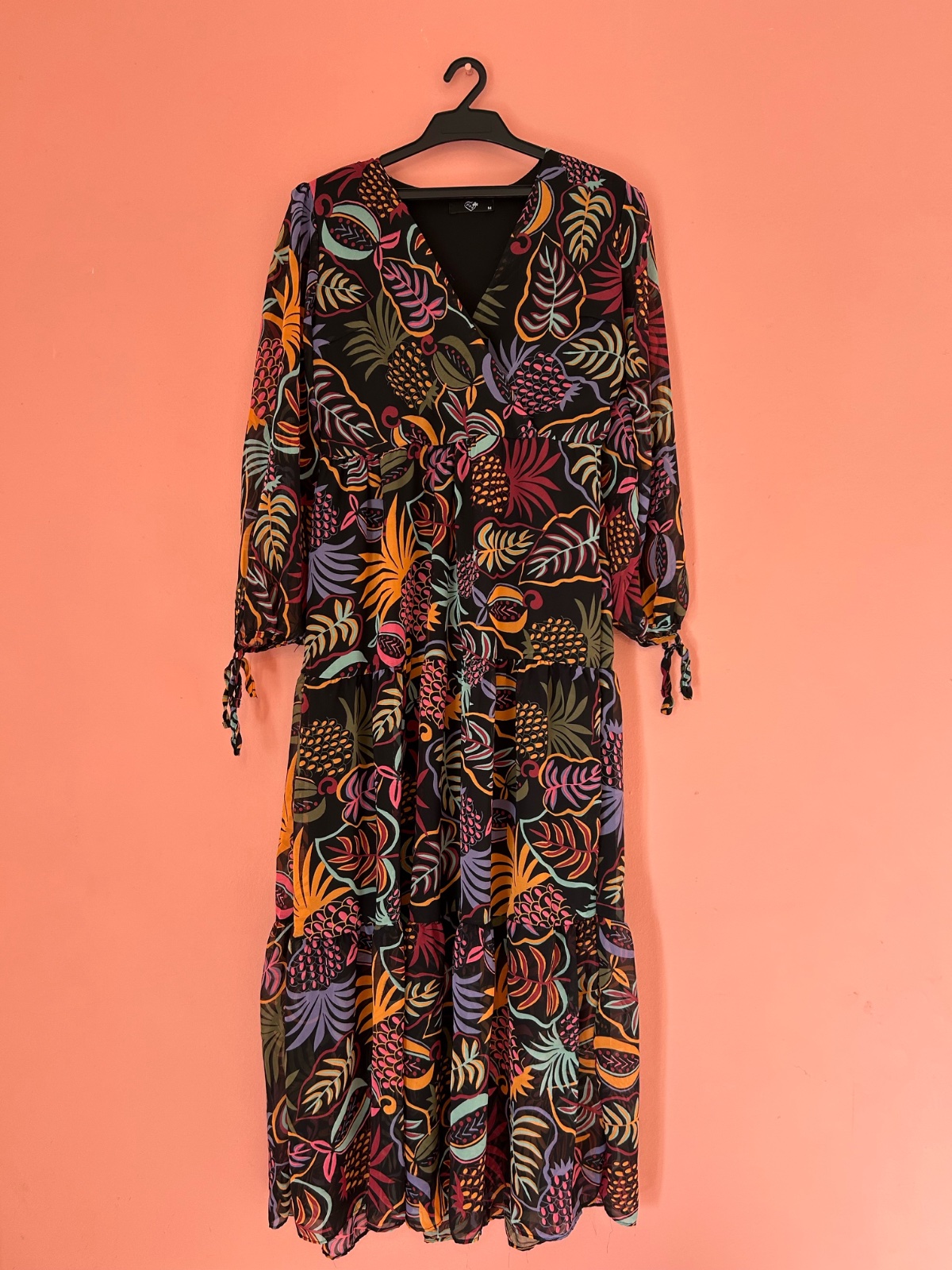 Robe longue tropicale 