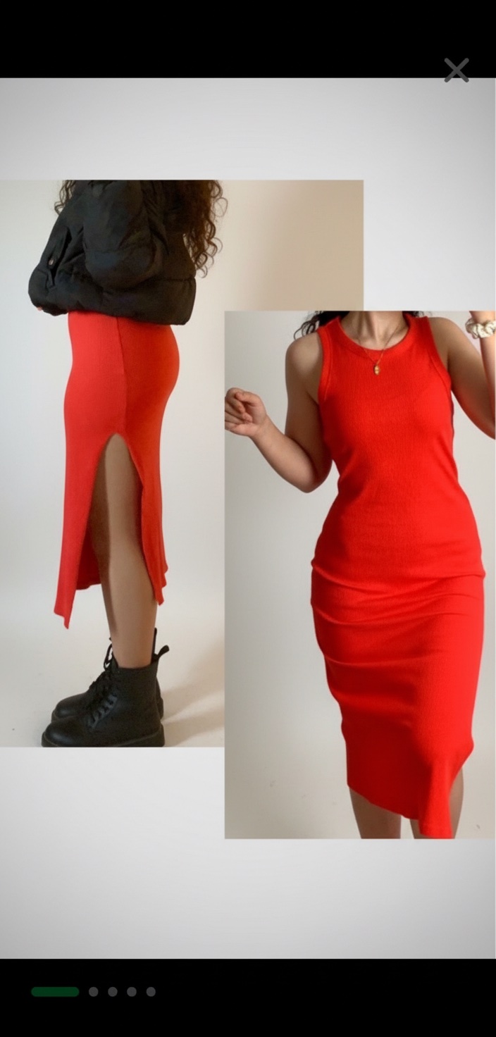 Robe rouge Bershka ❤️