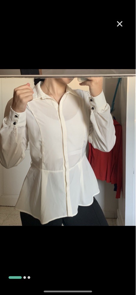 sublime chemise blanche tres jolie coupe importee de le turquie
