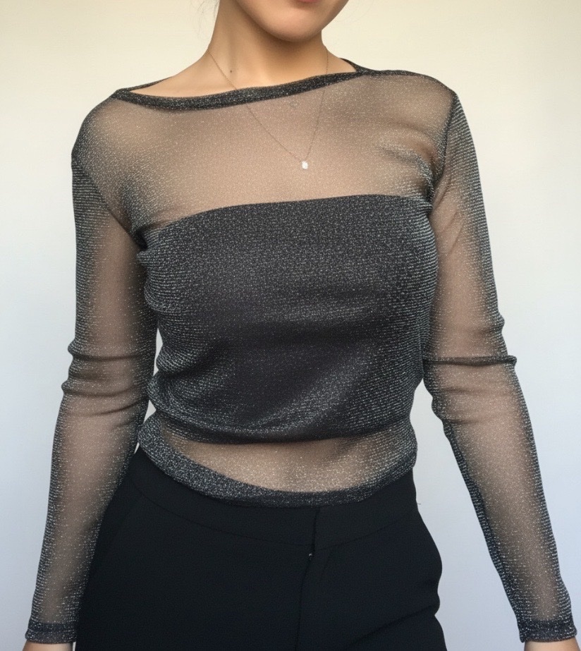 Pull transparent h&m