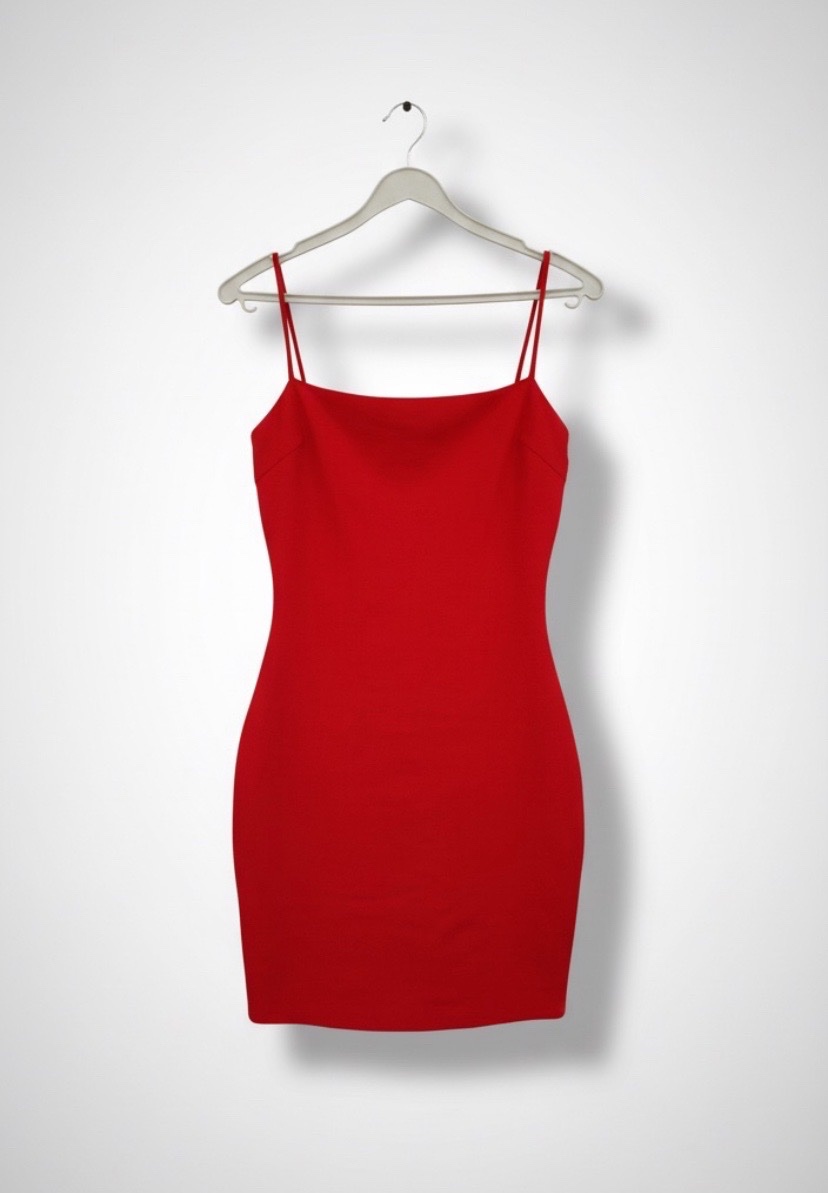 Robe moulante rouge
