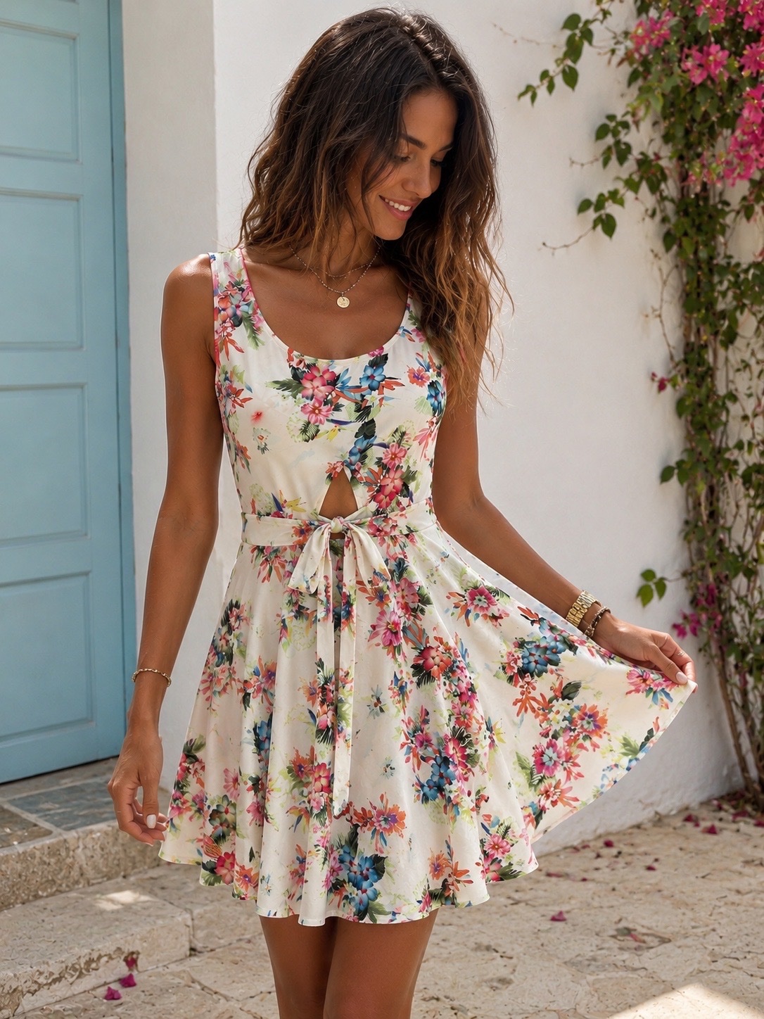 Robe fleurie