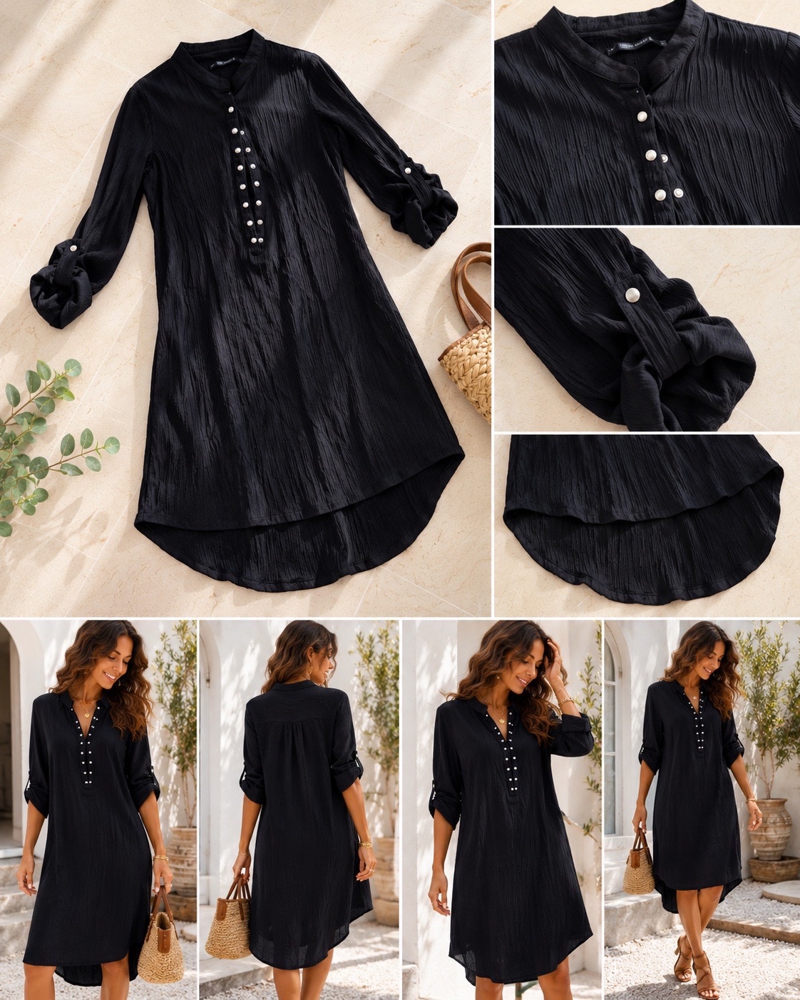 Robe noire simple