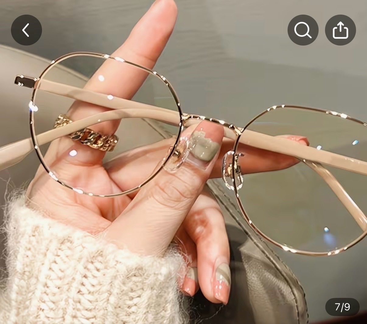 Lunette doré