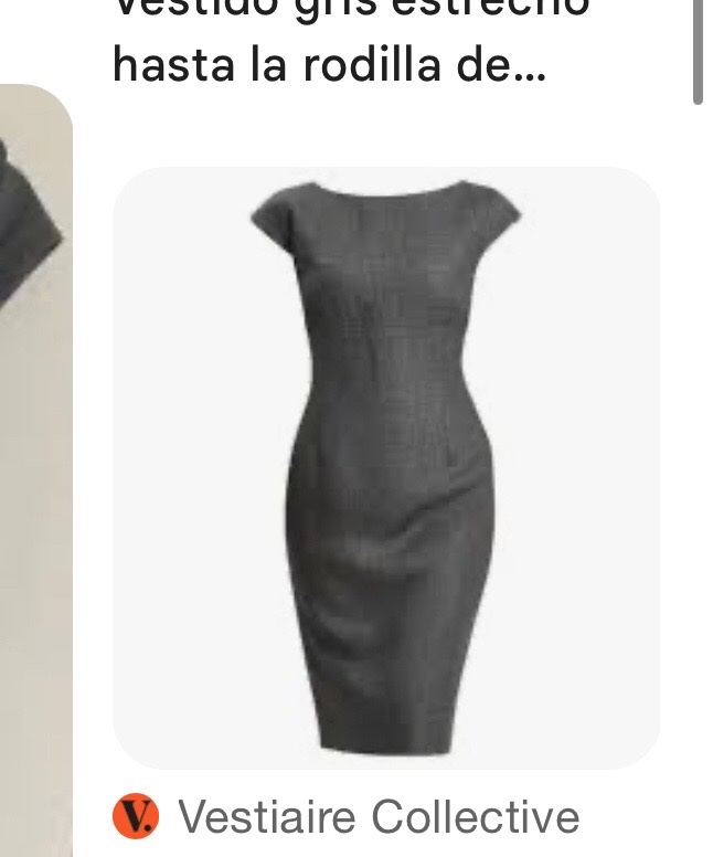 Robe zara grise