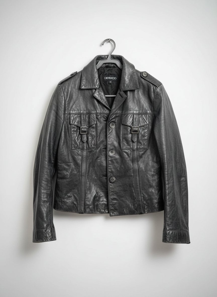 Black leather Jacket 