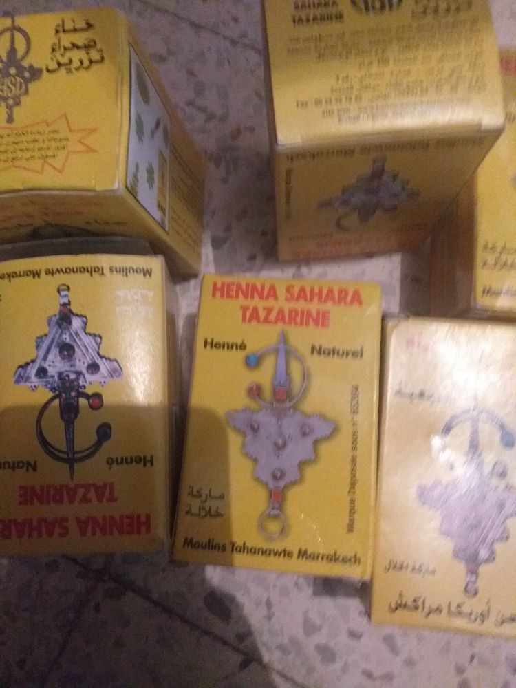 henné importée marocaine حنة 