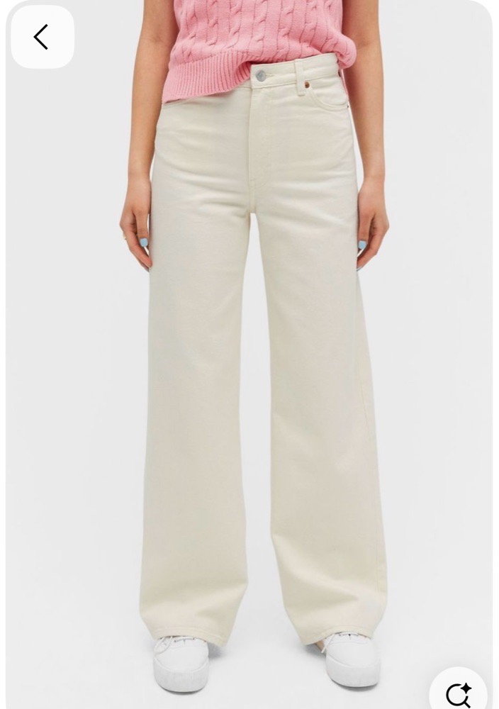 Wide leg jeans taille 38 de la marque KONTAKT 100% cotton