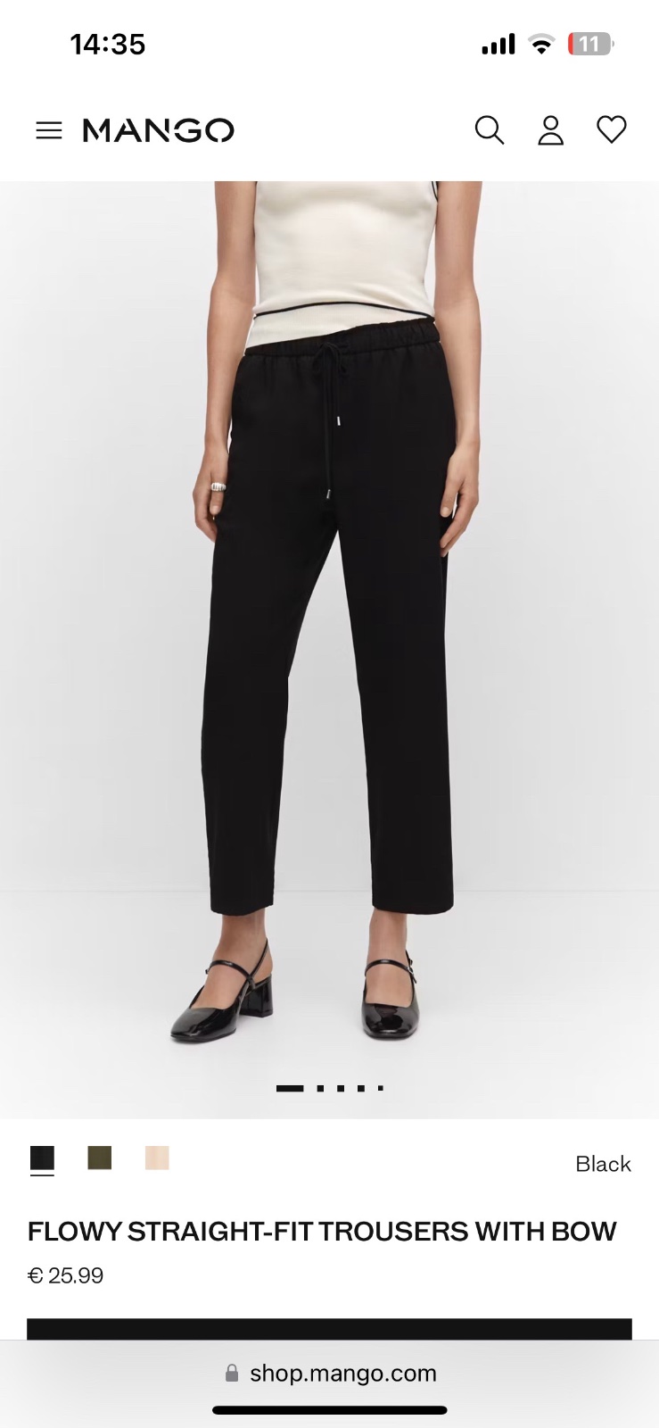 Pantalon mango ( style jogger)