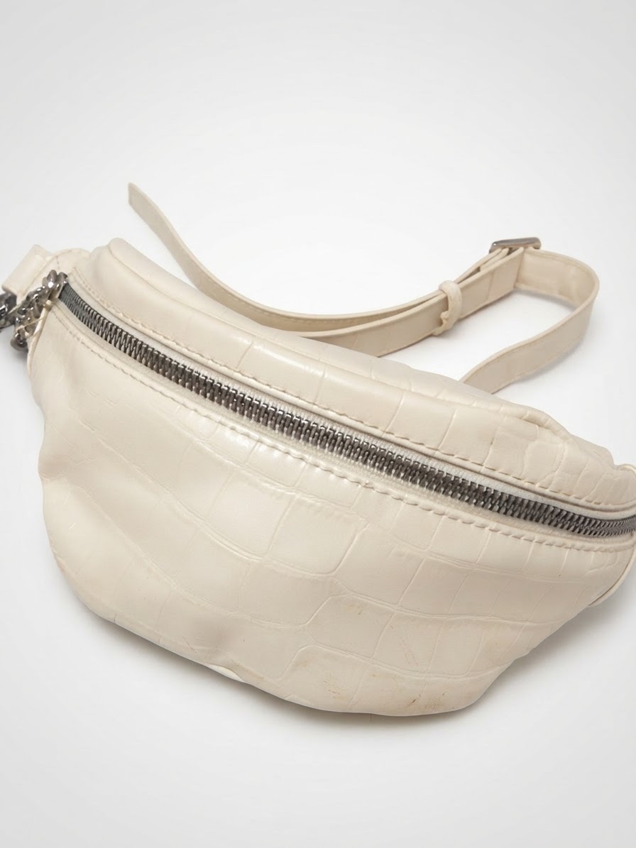 Sac banane beige