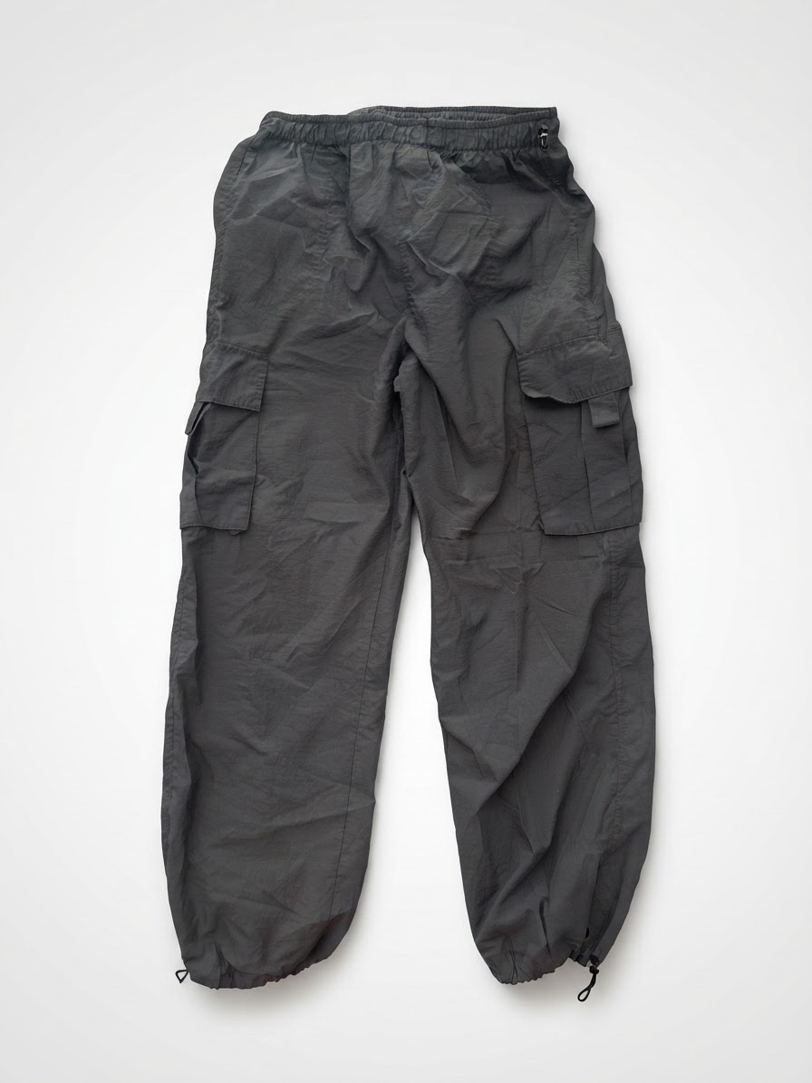 Pantallon  cargo & parachute gris 