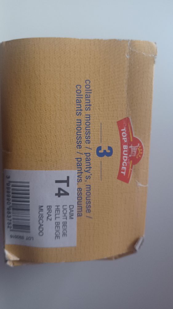 trois collants mousse tailles 4 w andi t3 t2 ken theb 9olli