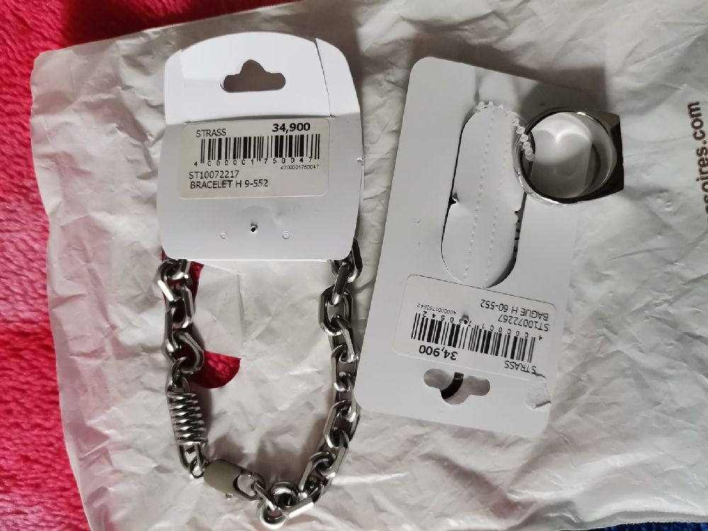 bracelet et bague pour hommes strasse 