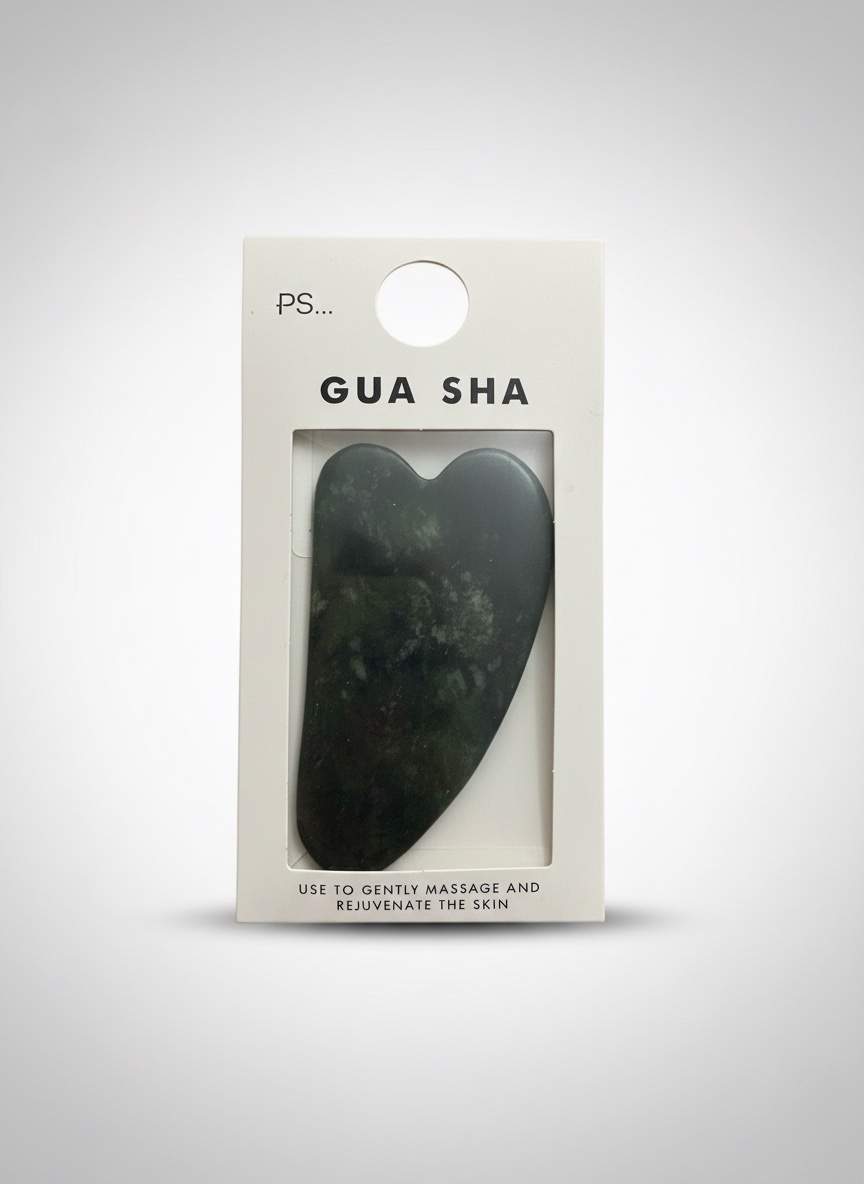 Gua sha : use to gently massage and rejuvenate the skin