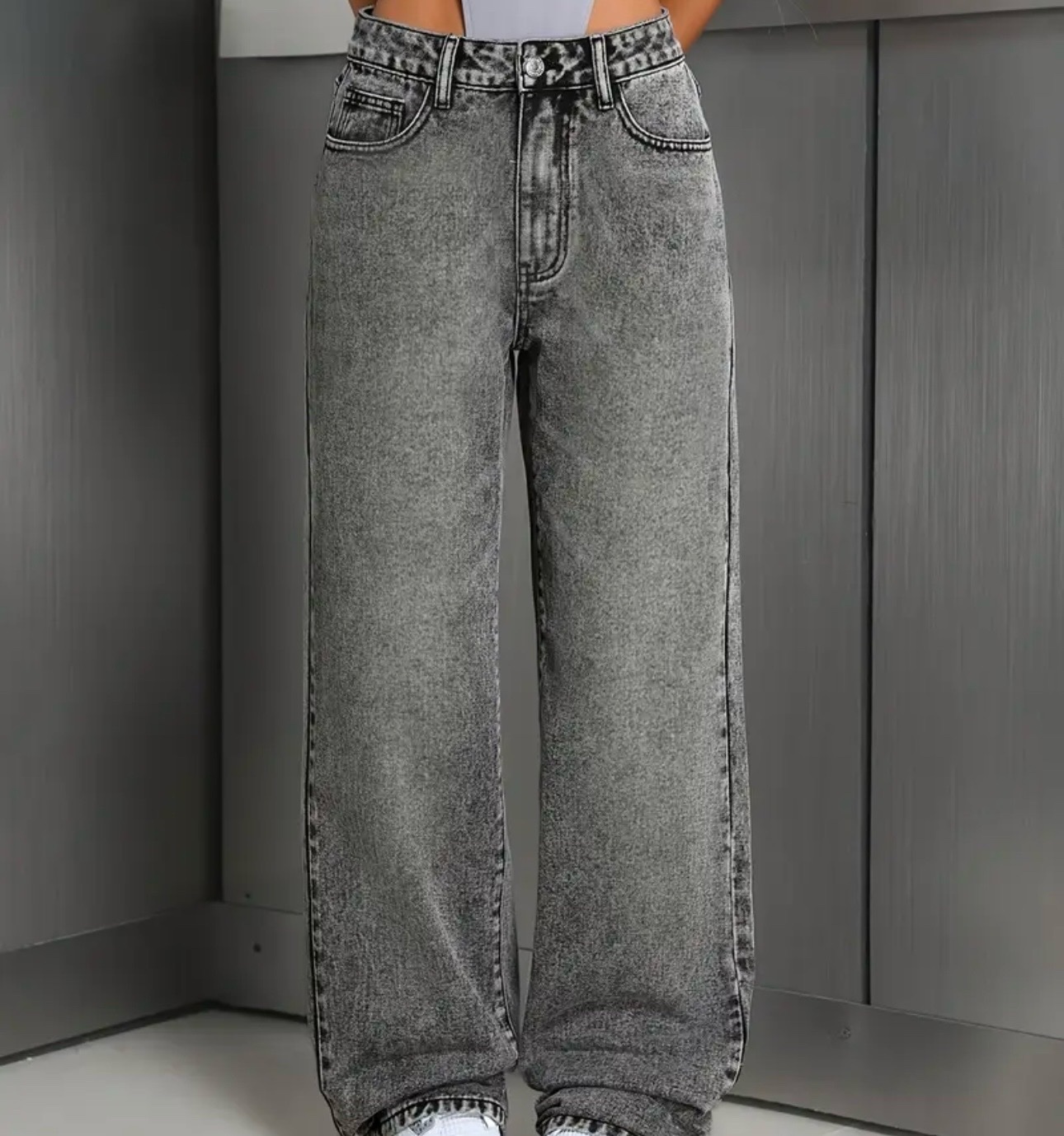 Pantalon Jean large TEMU🩶🩶