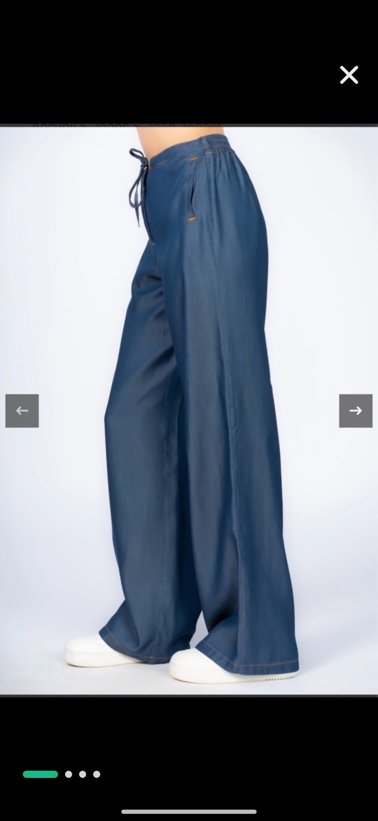Pantalon jean large Kastelo