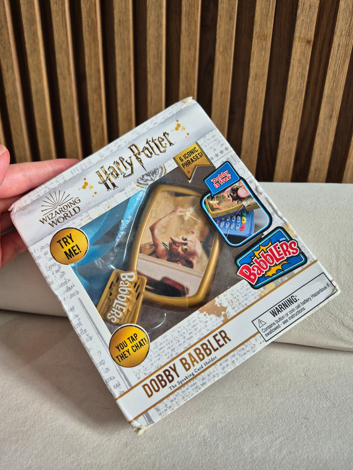 Porte-carte parlante Harry Potter Dobby Babbler