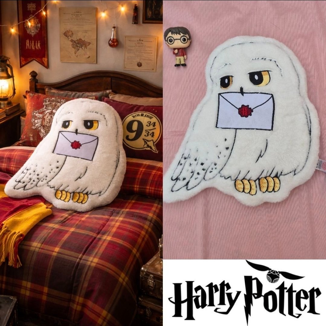 Coussin Hedwig de Harry potter 🔥🔥🔥