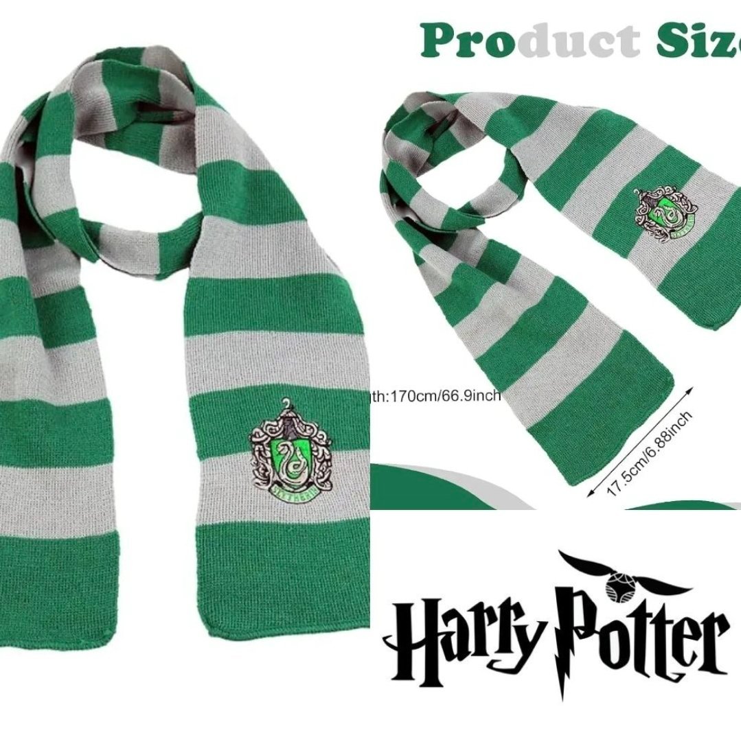 Harry potter écharpe slytherin🐍🐍🐍🐍