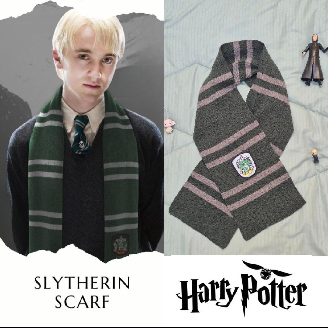Harry potter écharpe slytherin 🐍🐍