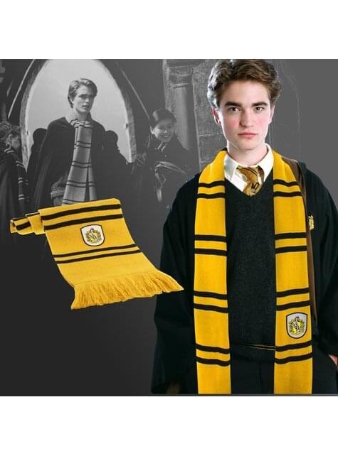 Echarpe hufflepuff pour les amateurs de la série Harry potter 