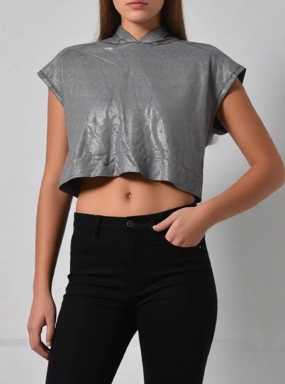 Top à capuche 