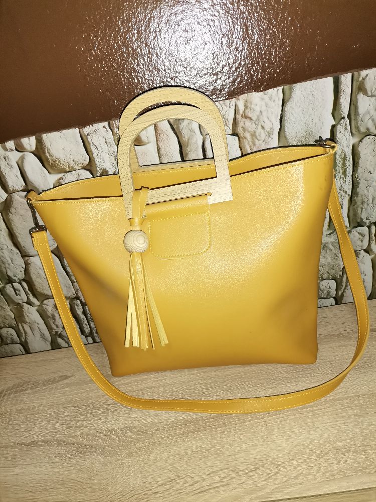 Sac à main moutarde