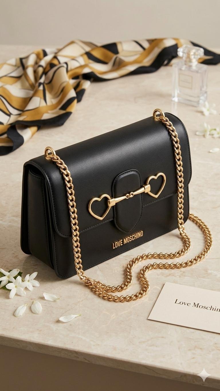Sac love moschino noir