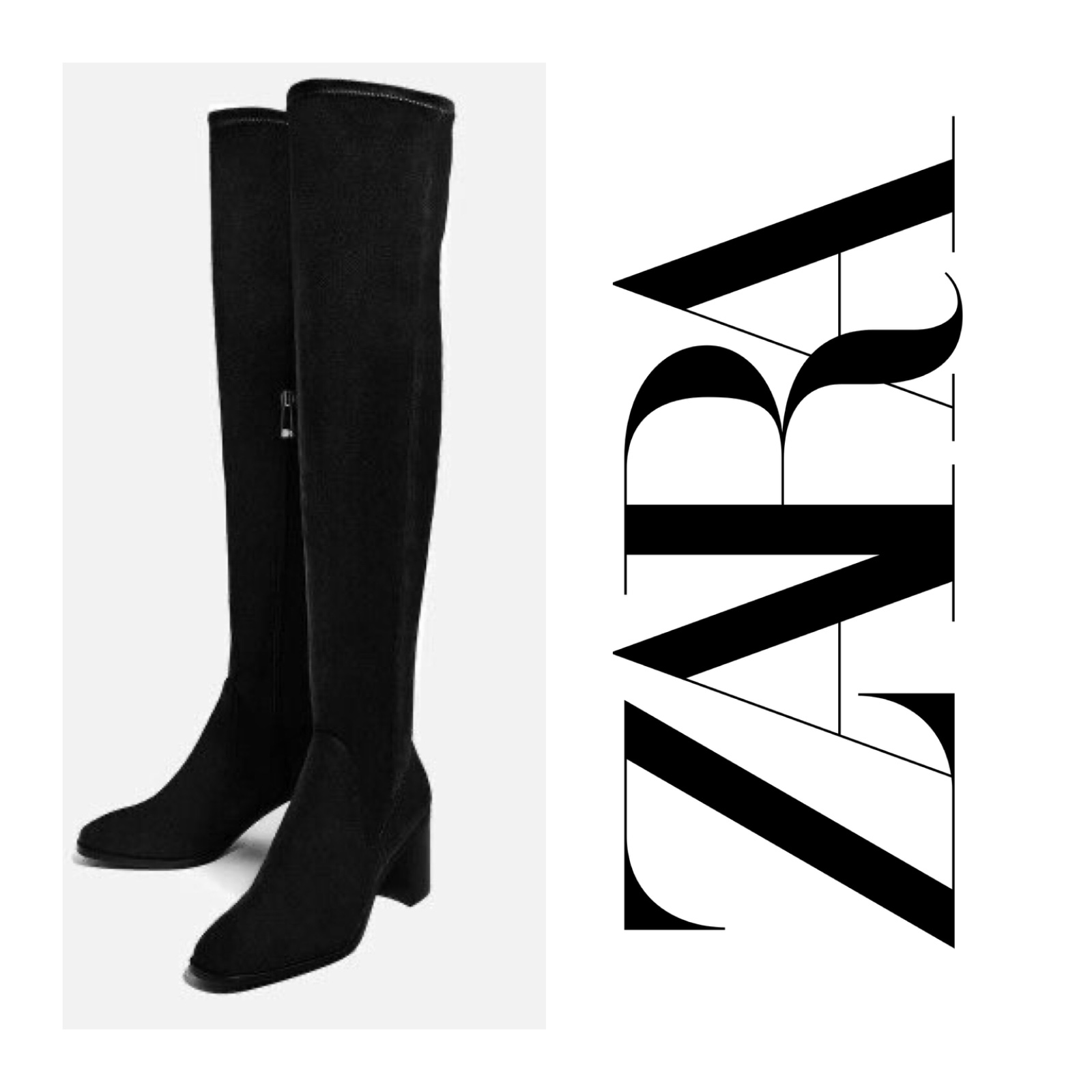 Bottes noir ZARA
