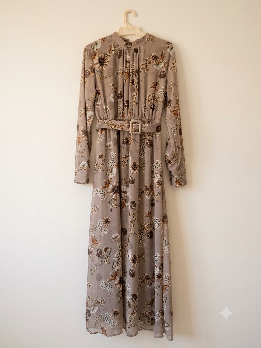 Robe avec manches 