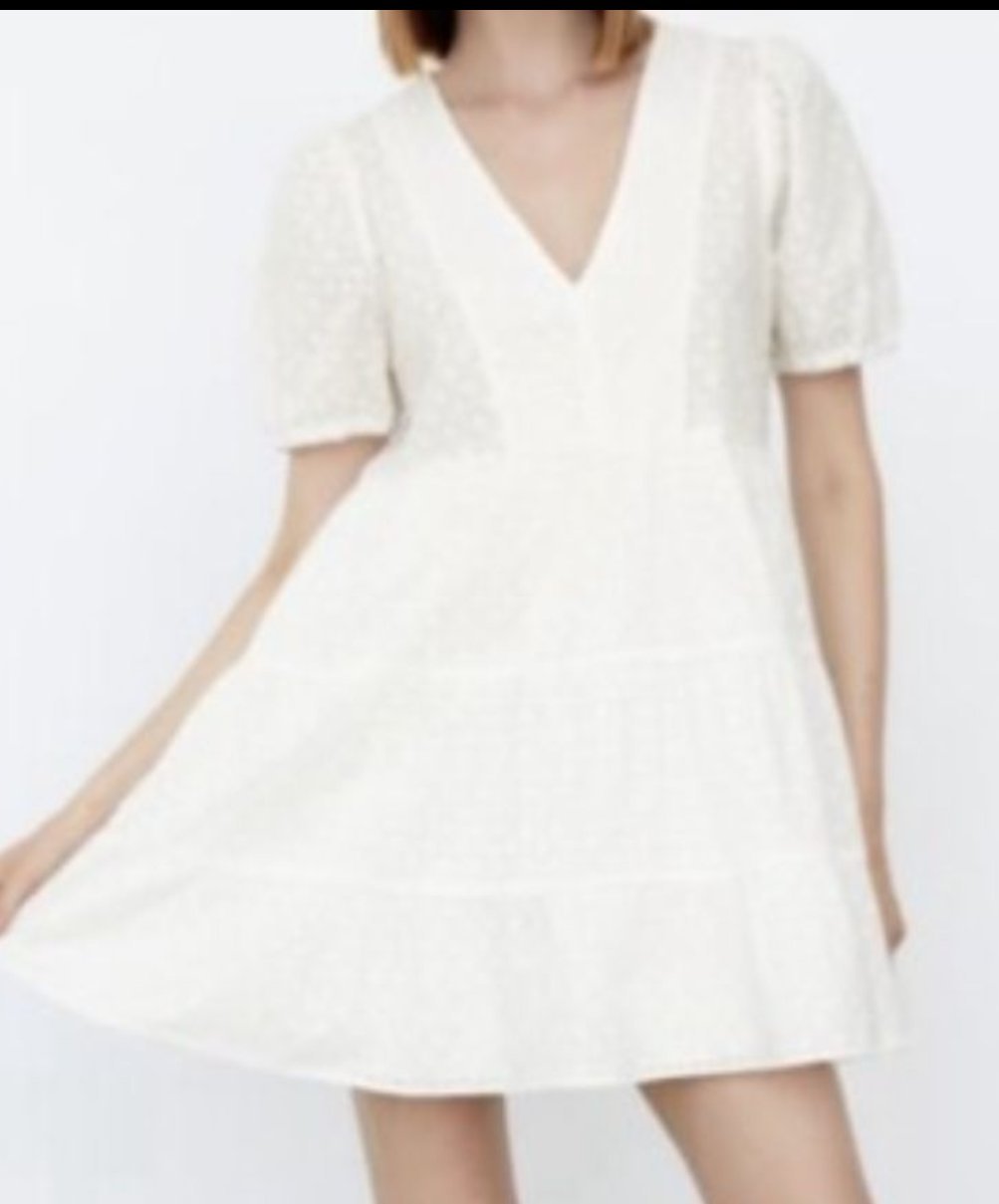 Robe zara broderie 