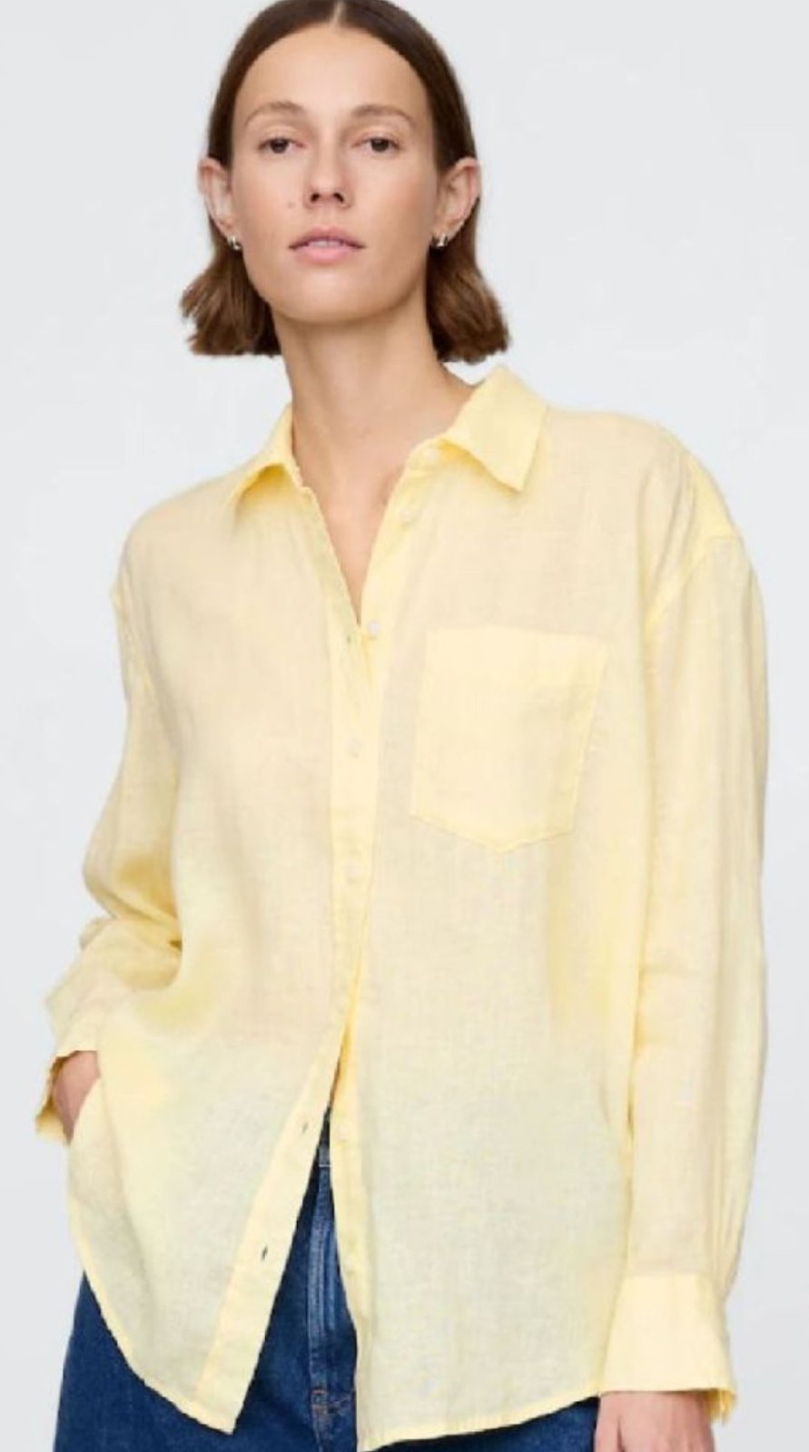 Chemise gap butter yellow