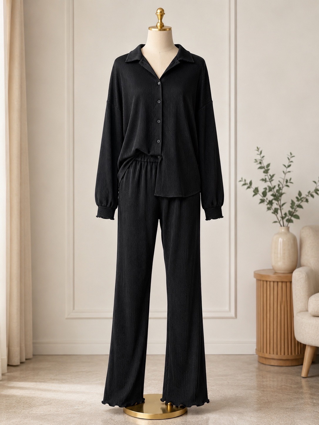 Set noir élégant et confortable