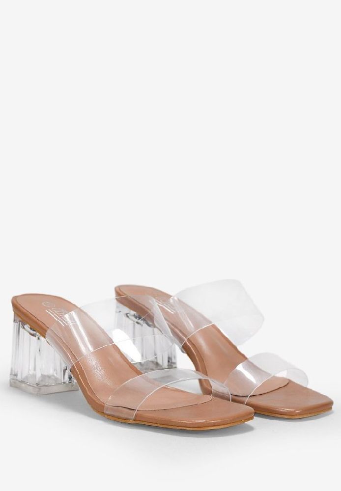 Mules transparentes