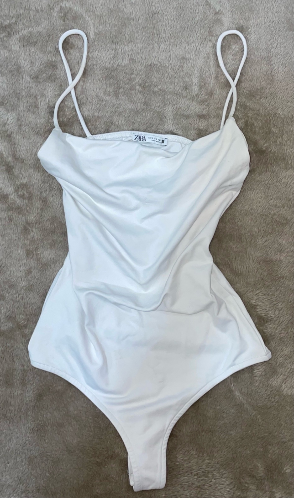 Zara white bodysuit