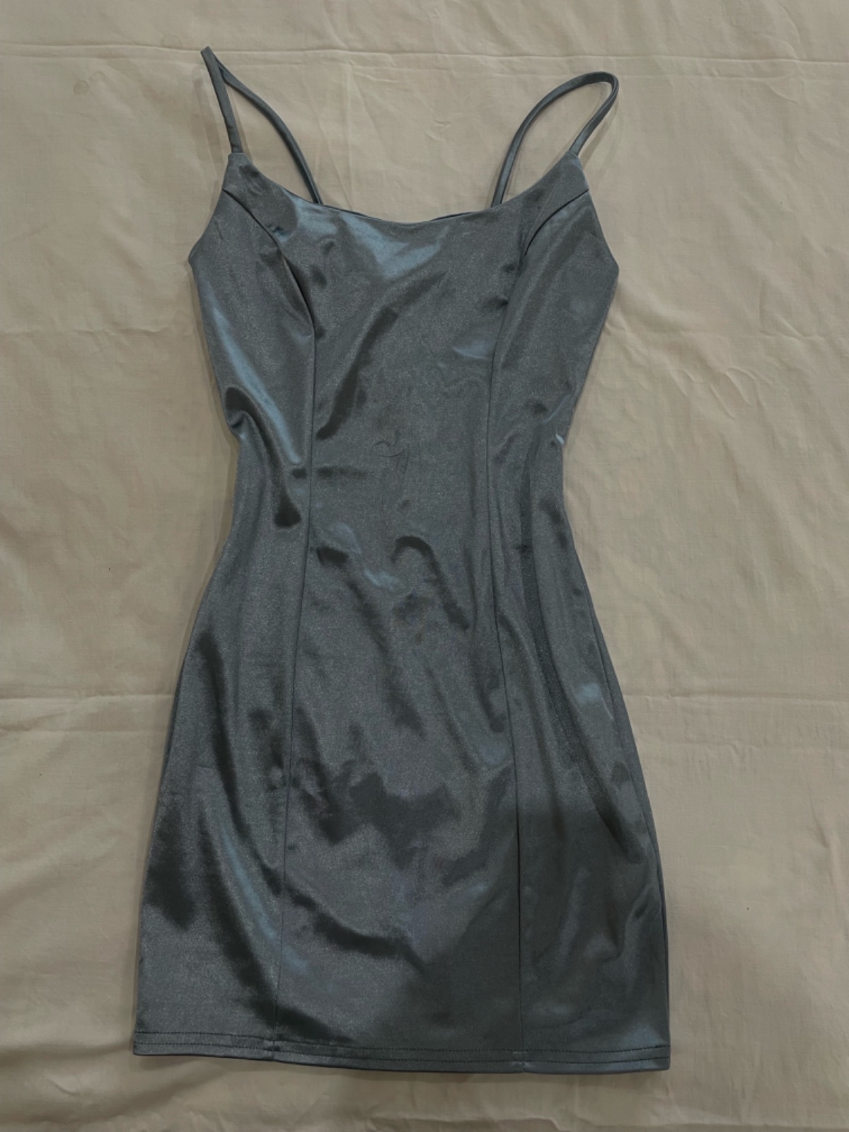 Satin mini dress