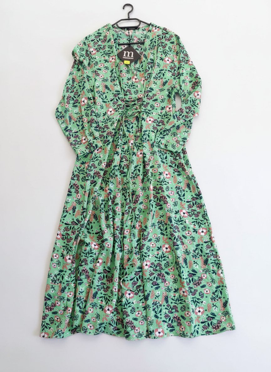 Robe fleuri style corset 