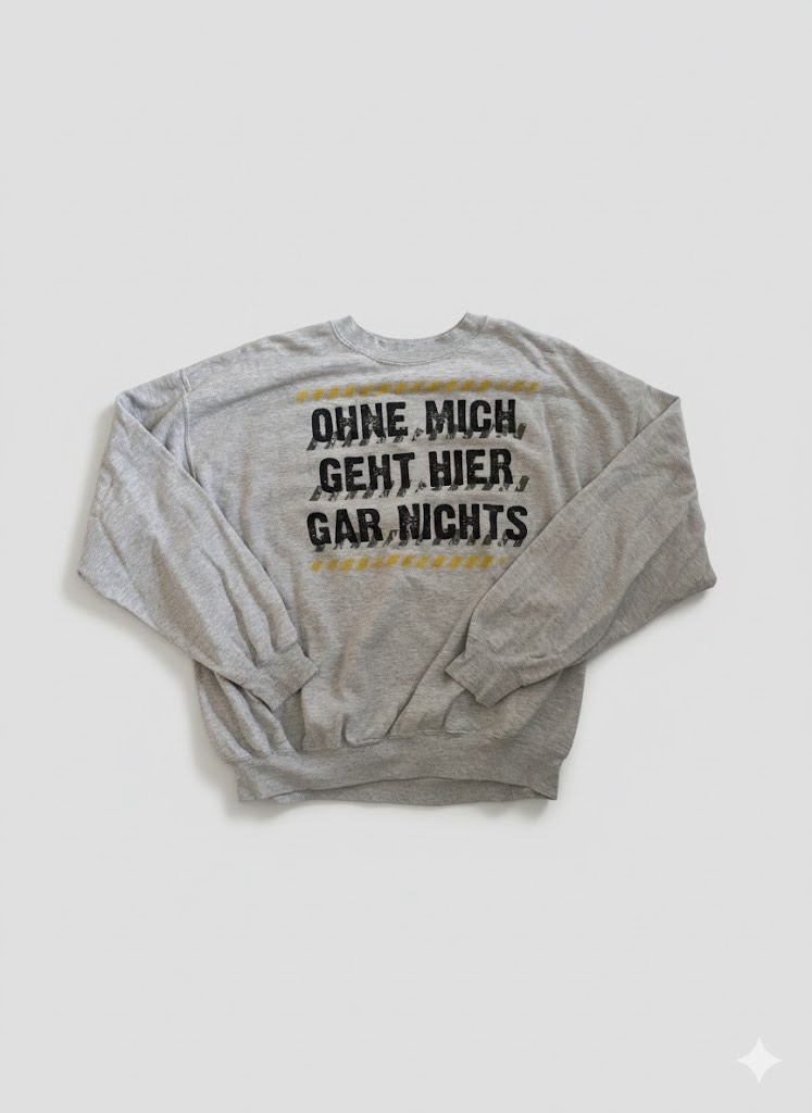Sweatshirt Gris – Vintage Style