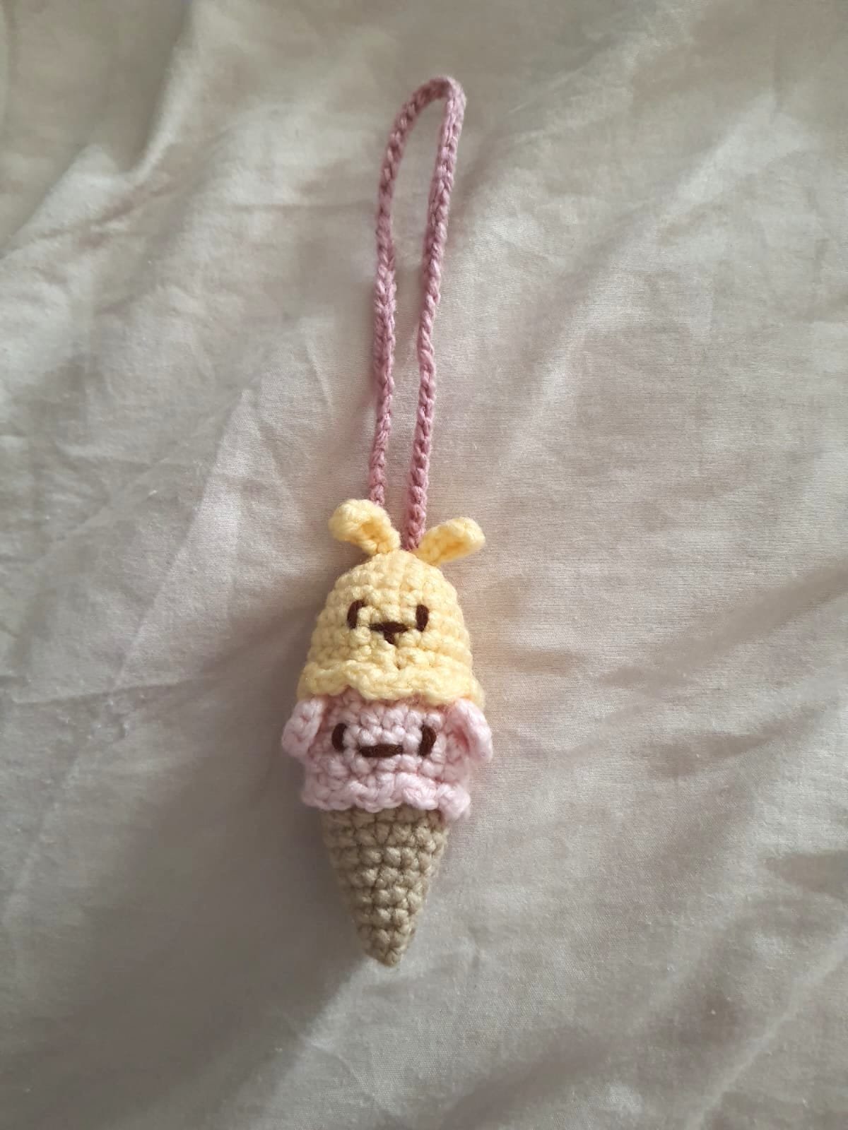 Porte clé en crochet