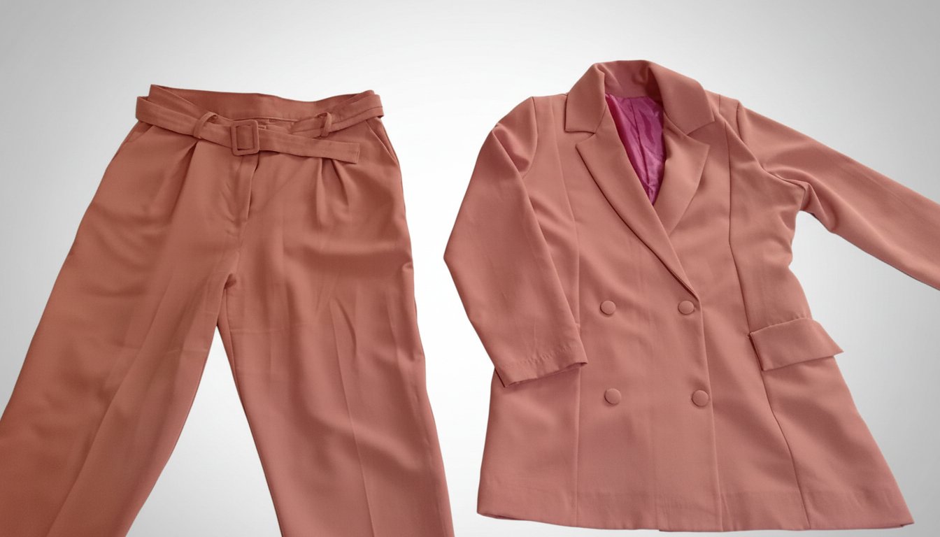 Ensemble rose très chic