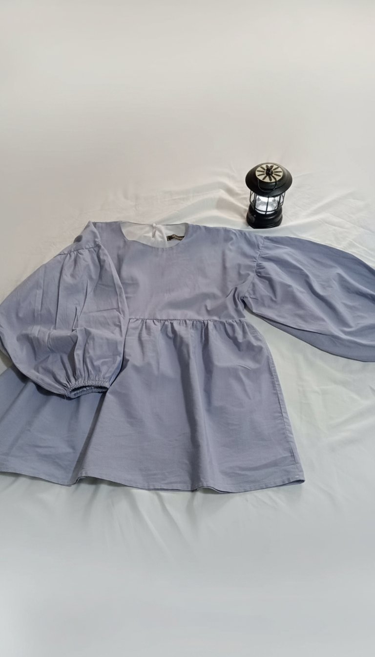 Chemise pour voilé manche très bouffantes men capricieuse 