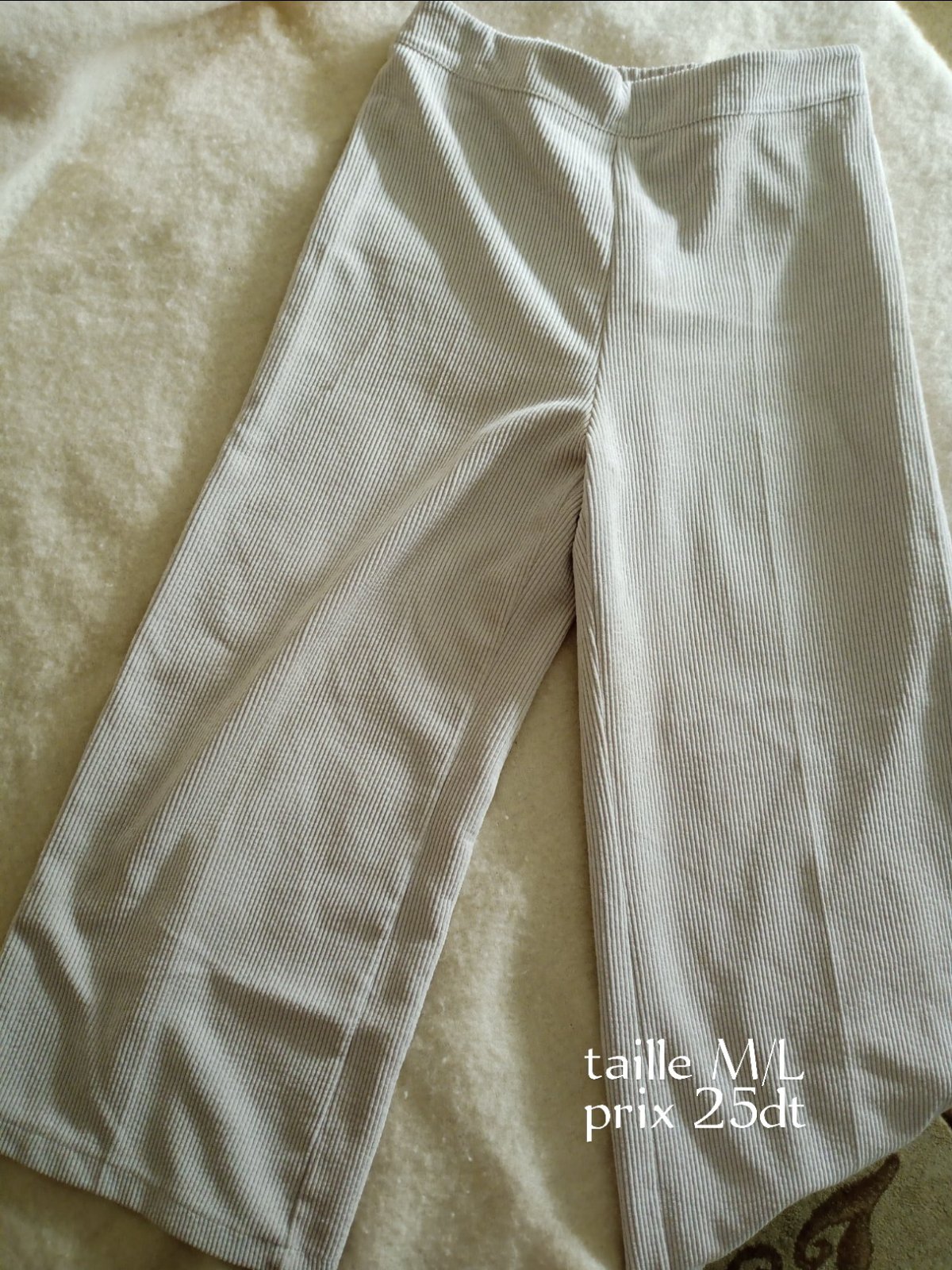 Pantalon velour