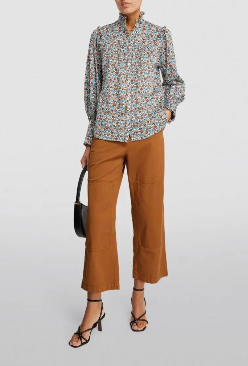 Chemisier fleurie weekend Max Mara état neuf 💯 coton