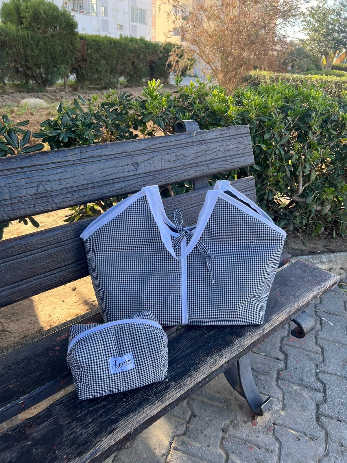 Sac à main+ trousse maquillage ✨🖤🤍