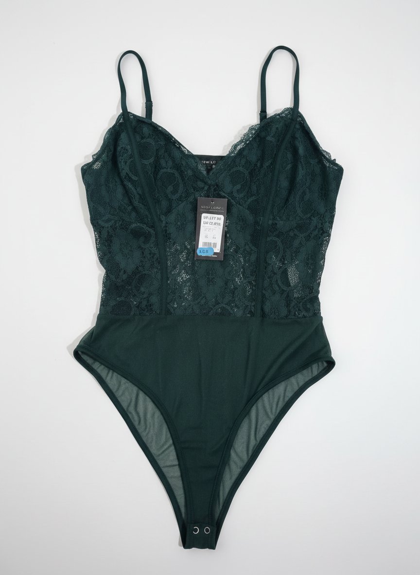 Body doue en dentelle et tulle 💚 new look 