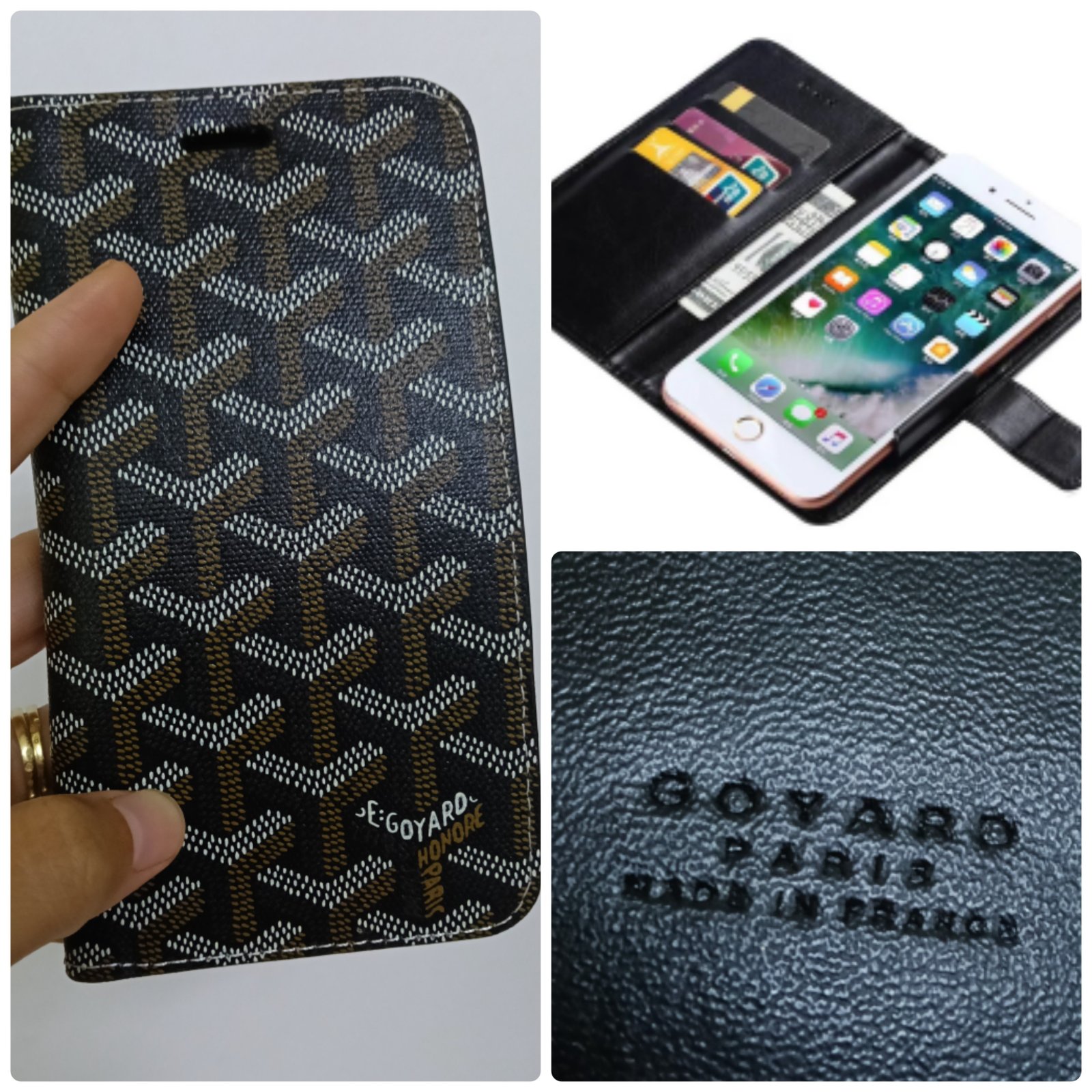 Porte feuille et étui téléphone Goyard Paris