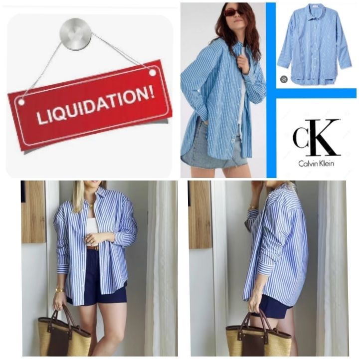 Chemise CK en coton 