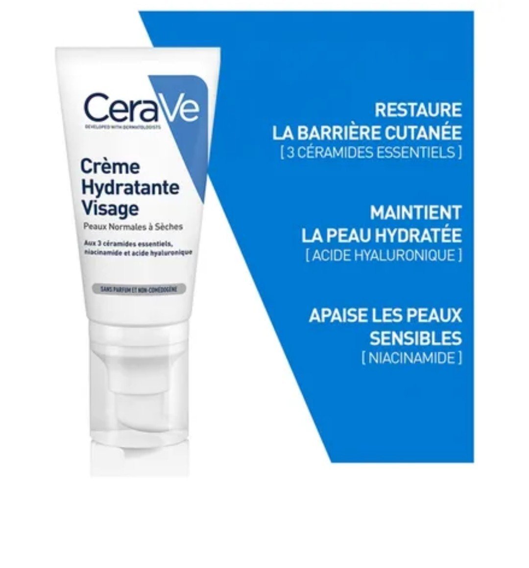 Crème hydratante visage Cerave 52 ml